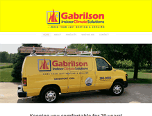 Tablet Screenshot of gabrilson.com